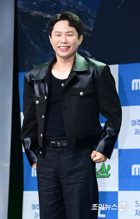 방송인 양세형이 28일 오후 서울 마포구 상암동 MBC 신사옥에서 열린 MBC 새 예능 프로그램 '최우수산(山)' 제작발표회에서 참석하고 있다. [사진=정소희 기자]